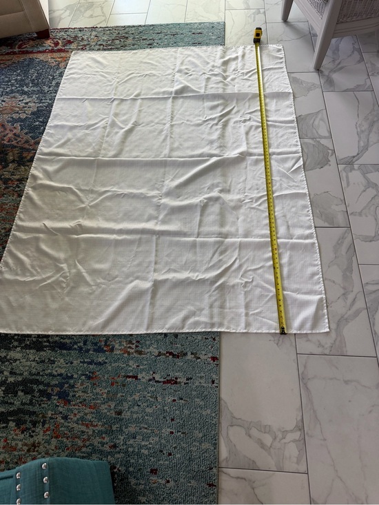 Source Unknown Other - Source Unknown White Large Dining Table Cloth